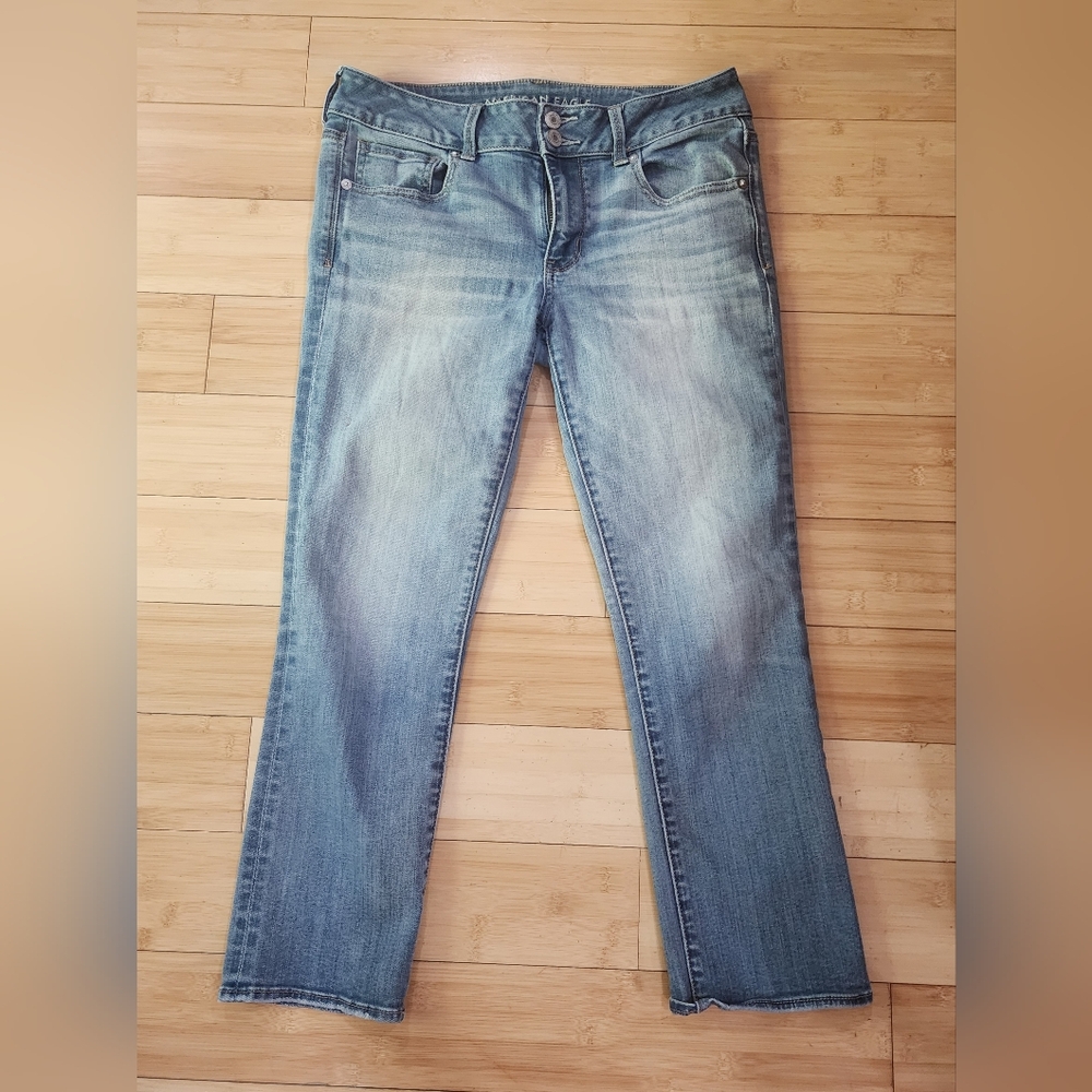 American Eagle Women's Artist Crop Super Stretch size 8